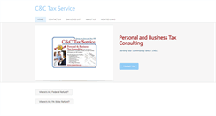 Desktop Screenshot of cctaxservice.com